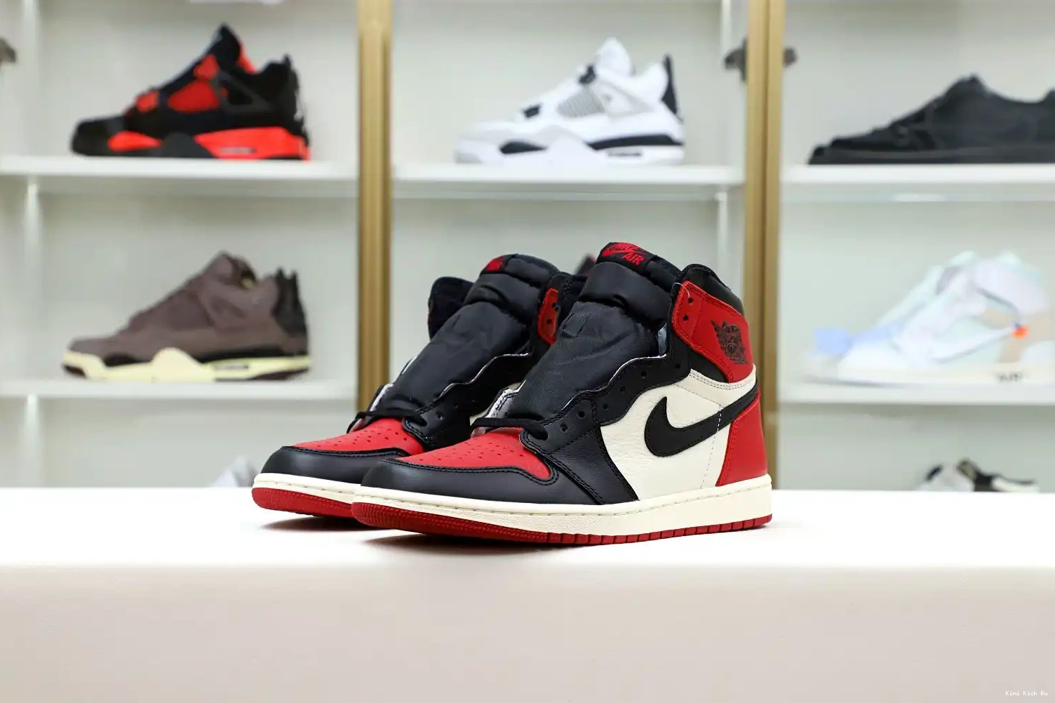 JORDAN TOE' Kimikick 'BRED OG RETRO 1 HIGH AIR 0523
